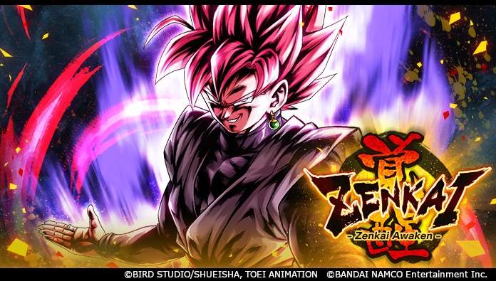 Dragon Ball Legends sort Zenkai Awakening pour Super Saiyan Rosé Goku Black!! "60 millions d'utilisateurs dans le monde ! Invoquez avec une garantie LEGENDS LIMITED" Également disponible maintenant !